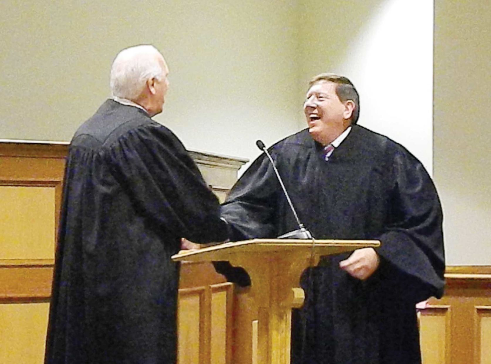 Darrel W. Puckett with Richard S. Blanton